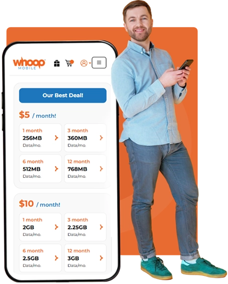 Port Your Number to Whoop Mobile and Select the Plan